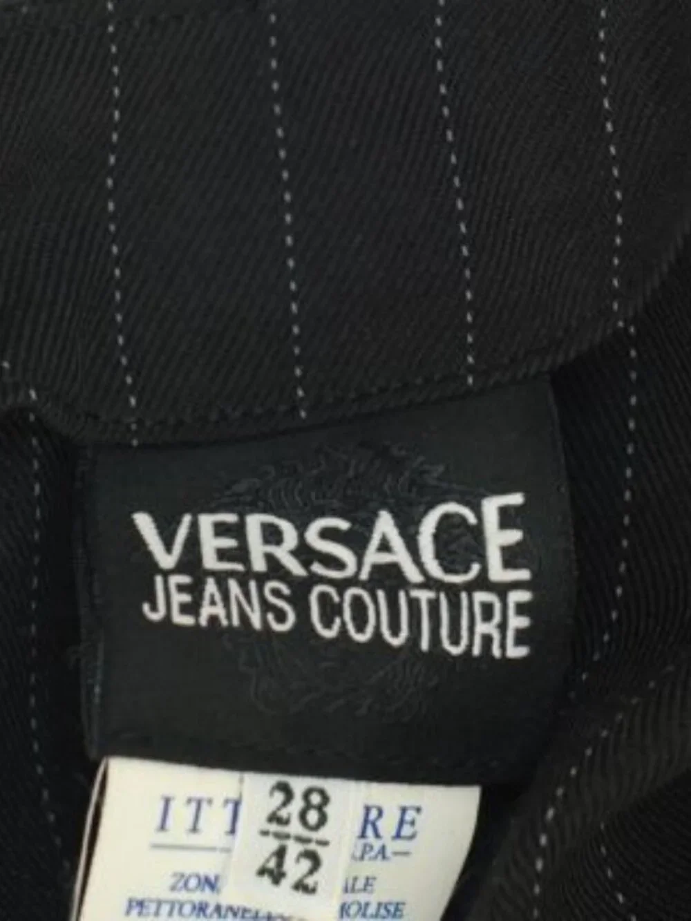 Versace Jeans Couture Pin Stripe Mini Dress - Italy - Picture 5 of 7